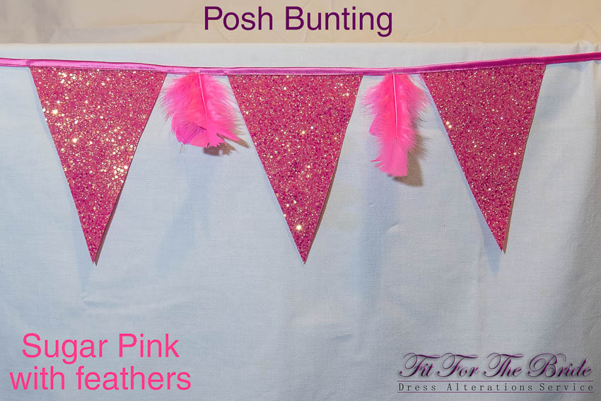 Posh Bunting - Sugar Pink